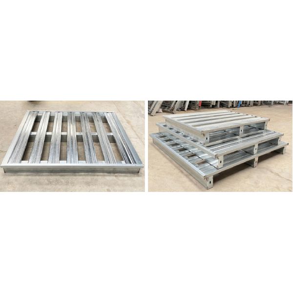 A01: Plastic Spraying Steel Pallet Single Deck Steel Pallet Metal Pallet