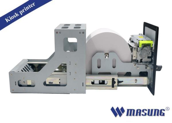High Printing Speed Kiosk Ticket Printers 60mm Paper Width Full / Partial Cutting