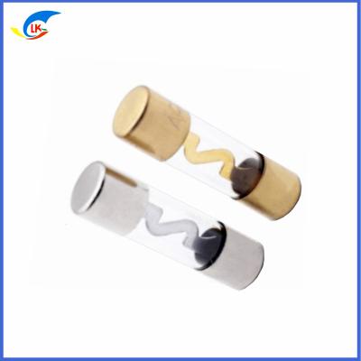 Car Audio Fuse 30A-100A 10X38mm Tubular Fuse Gold Plated Nickel Plated Automotive Tube Glass 5AG AGU Fuse