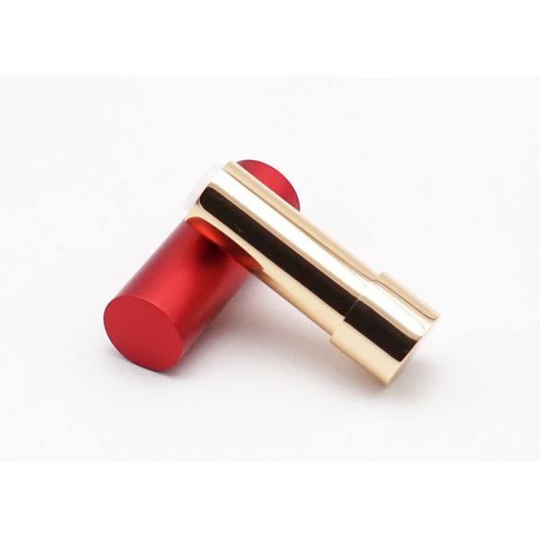 случай трубки алюминиевой красной губной помады золота 3.5g модной пустой упаковывая