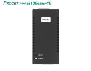 Procet Passive Indoor BT PoE Injector 55Vdc 1640mA With Fire Retardant Housing
