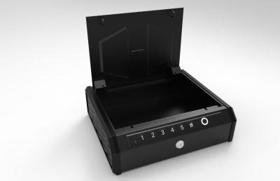 Multiple Handguns Biometric Fingerprint Quick-Access Safe with Electronic Password