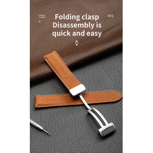 20мм кожаные ремни для часов Замена для Samsung GaLaxy Watch 4 Запястье Подарочный аксессуар