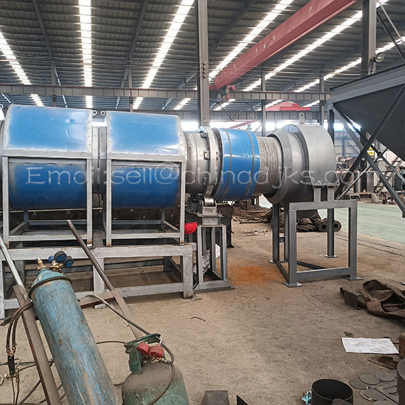 800*8000 Индивидуальное электрическое отопление сушилки с вращающимся барабаном