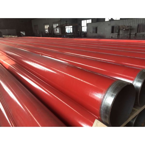 Red Painting Q345 St37 St42 ASTM 4140 Welded Steel Pipe