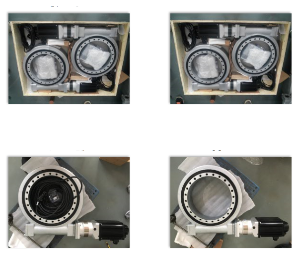SE14 Gear Ratio 85 / 1 Small Backlash Worm Gear Slew Drive For Single Axis And Dual Axis Solar Trackers