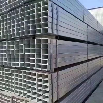Tubo galvanizado Z120 Z275 Quadrado Gi Tubo galvanizado de aço 40X80 Tubo oculto retangular galvanizado