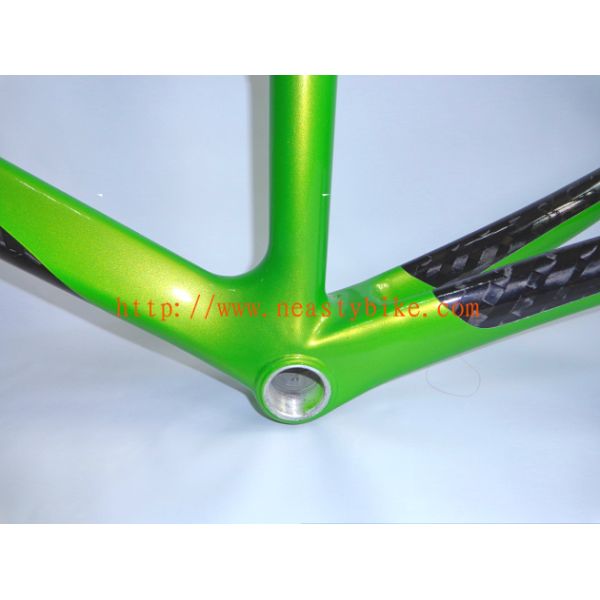 RB-NT10 bicycle parts carbon frame 12k carbon 48-56cm cycling road frame(pearl green)