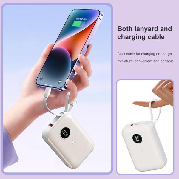 Portable Fast Charging Power Bank 10000mAh Mini With Output 5W 7.5W And Wireless