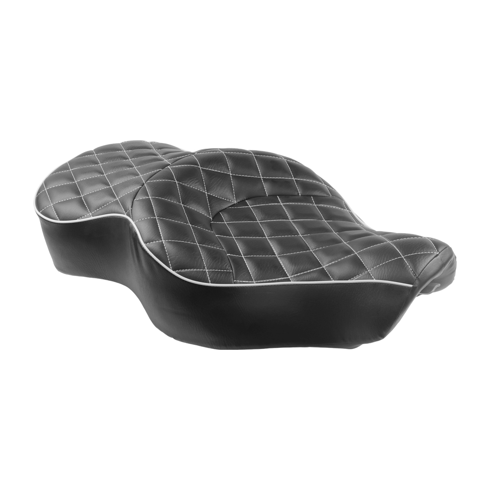 Large One-Piece Motorcycle Seat Cushion Harley Davidson XL883N XL1200N 2004-2018 Comfort Leather Saddle