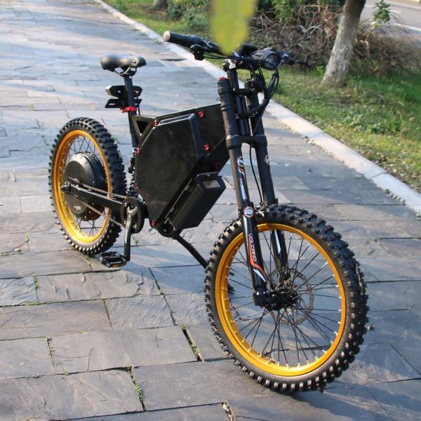 72V8000W 19 Inch Powerful Ebike With Front And Rear Bike Lights