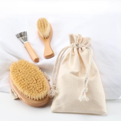 Conjunto de escova corporal para limpeza da pele do corpo Esfregão de limpeza de banho de esfoliação personalizada
