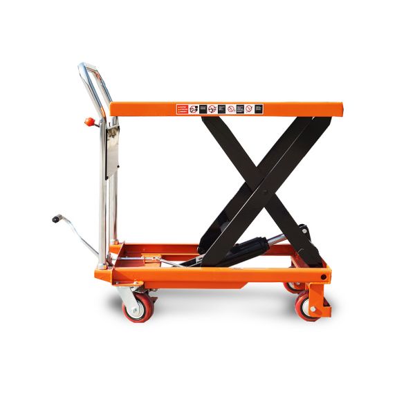 PT300A Pedal Hydraulic Manual Lifting Platform Cart With Electric Mold Option