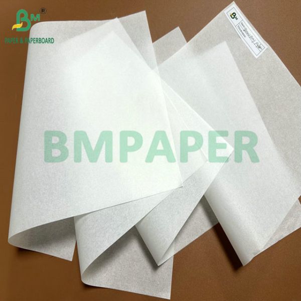38g 40g  Printable Wax Grease Resistant Paper For Bread Package  12