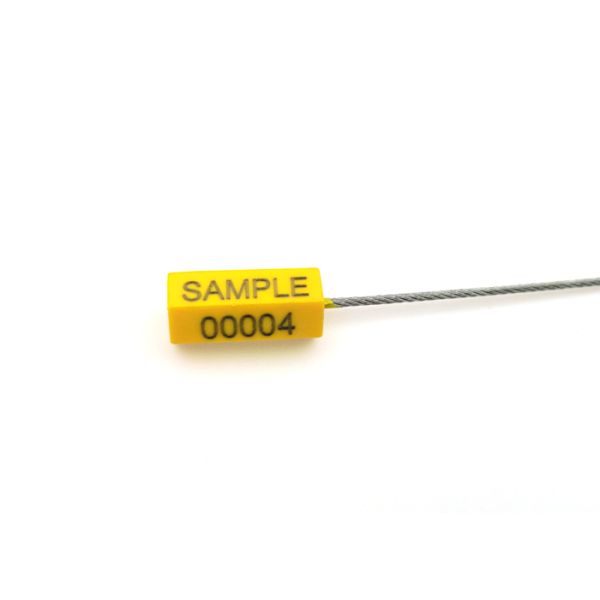 ABS Coated Cable Security Seal with 2.79 KN Tensile Strength and Pull Tight Locking Mechanism for Container Trucks