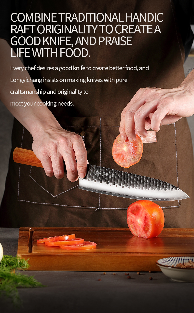Aogami 2 Gyuto Knife Hand‑Forged Japanese Chef’s Knife for Professional Kitchen