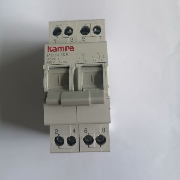 Transfer Switch SF219G 2P 40A I-0-II Modular Changeover Switch