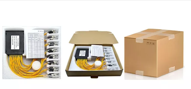 Conector de acero del UPC de la PC del cable SC/APC del divisor 2.0m m de la fibra óptica del tubo de YTTX 1X8 1X16