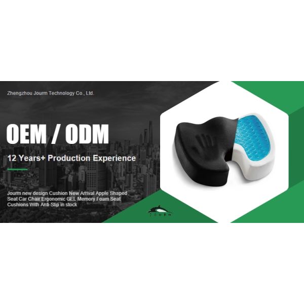 Jourm Cushion Apple Shaped Seat Car Chair with GEL Memory Foam and Anti-Slip Design