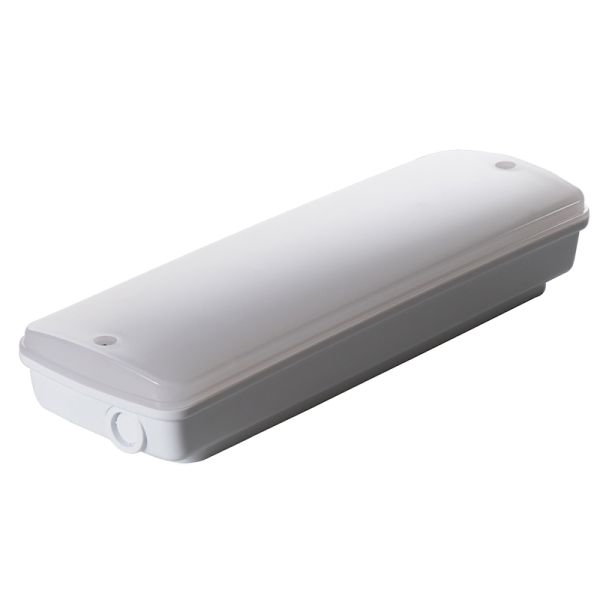 Lumière imperméable en plastique de secours de la cloison étanche IP65 3 heures d'opération