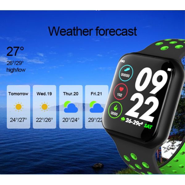 montre intelligente F9 de sport de fréquence cardiaque de forme physique de bracelet de bracelet de montre de bande du smartwatch 2109 le plus chaud