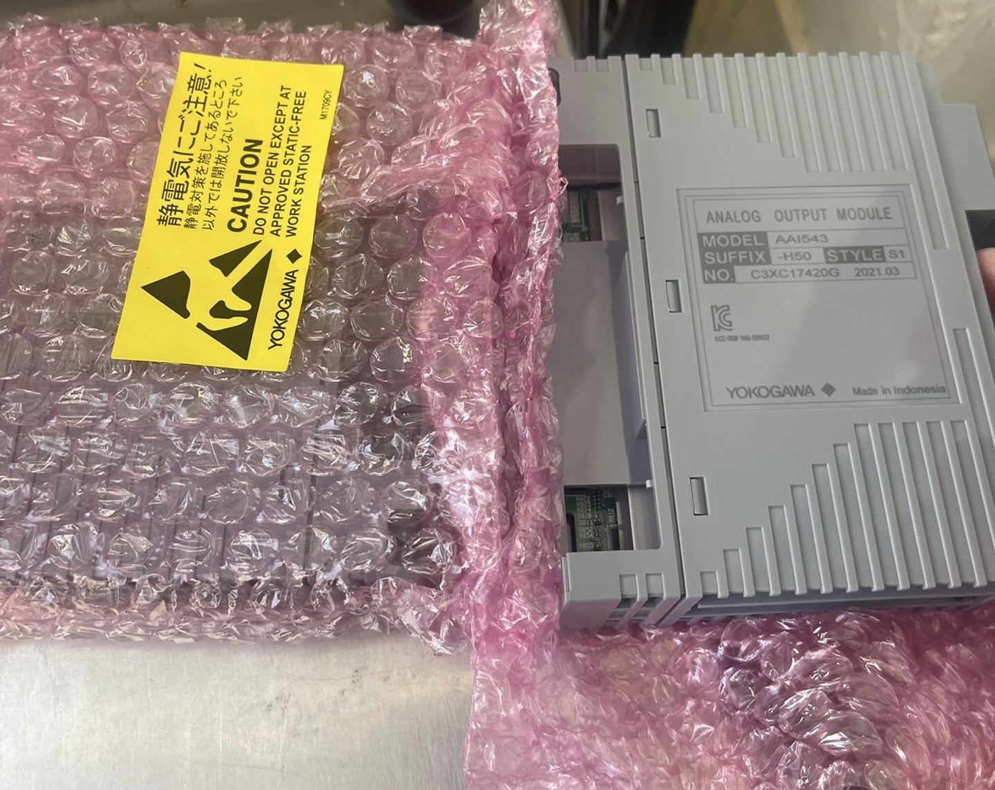 AAI543-S50 Yokogawa DCS Moudle AAI543 Аналоговый выходной модуль от 4 до 20 MA 16 канал изолированный