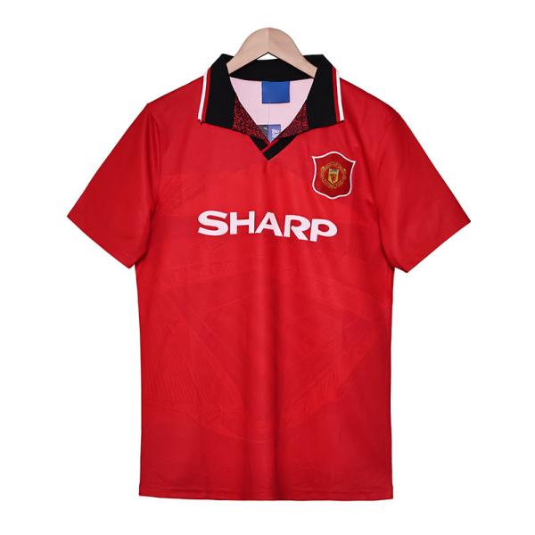 1994-1996 Manchester United Home Retro Football Jerseys Classic Replica