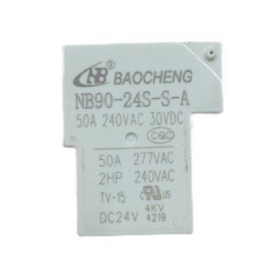 SPDT 24V 12V 50A Relay PCB Mount 2.5KV Sealed NB90-24S-S-A For EV Charging Point