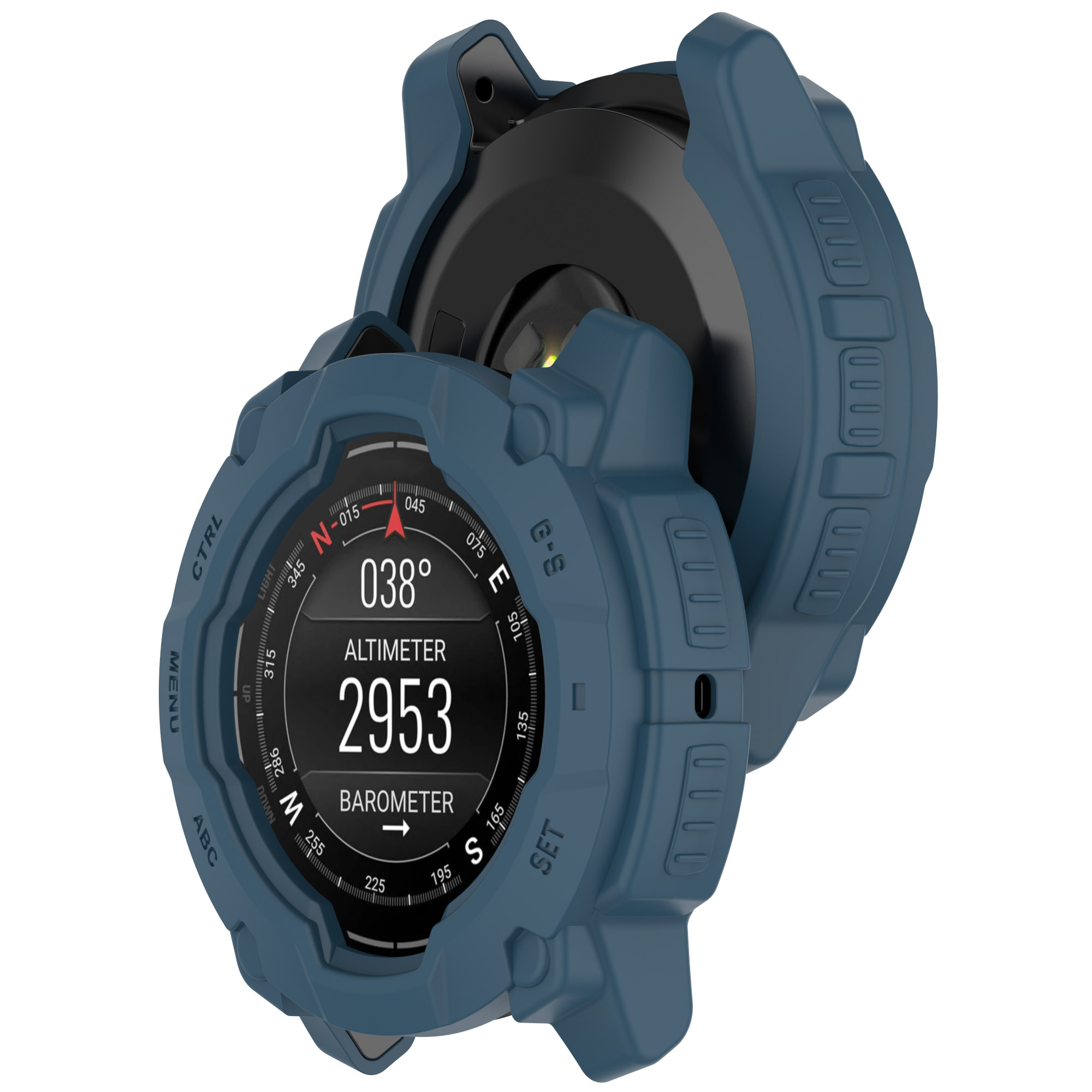 Eraysun TPU Soft Silicone Case for Garmin Instinc E 40mm 45mm Protective Cover Cases Film Shell Watch