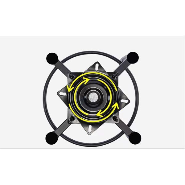 Luxury Star Hotel Bar Furniture Stool Rotating PU High Chair