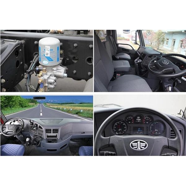 J5P Transport Carriage Diesel Light Pick Up Truck , 10 Ton Flatbed Cargo Truck