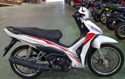Off Road Motorcycle 110cc 85km/h Max Speed White Orange Color Big Fuel Tank