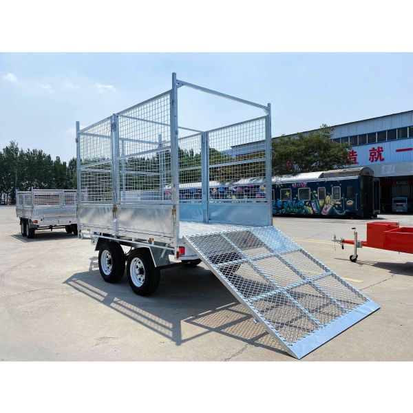 10x7 Dual Axle Box Trailer Hot Dip Galvanised Tilt Box Trailer 3500kg ATM