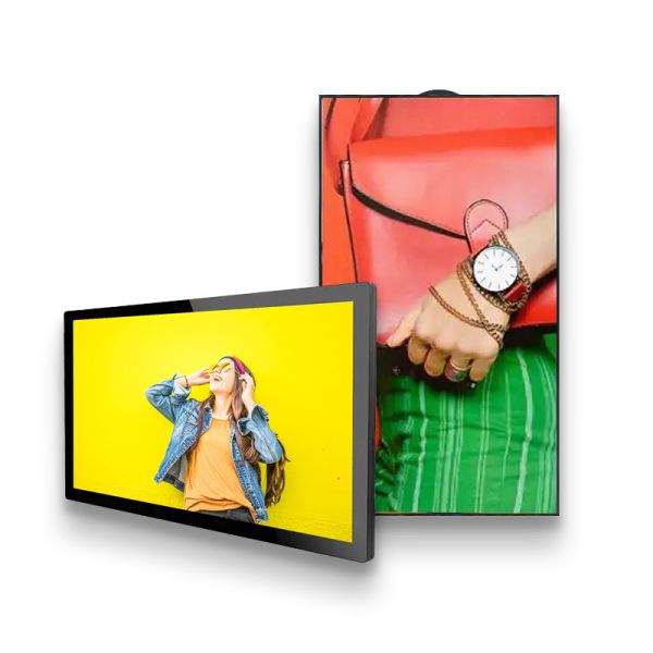 32 дюймовый цифровой оконный дисплей высокой яркости рекламный висячий дисплей