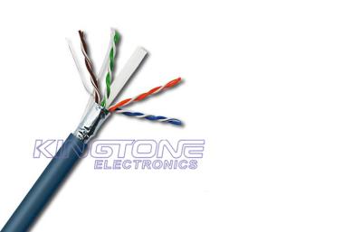 SFTP CAT6 Network Cable 4 Pairs 23 AWG Solid Bare Copper PVC Jacket