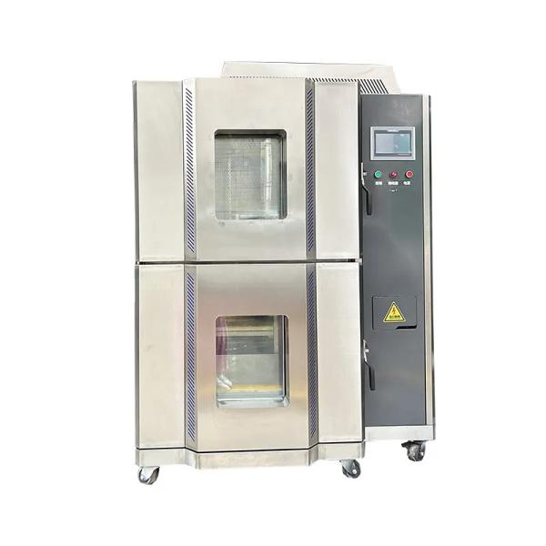 Environmental Climate Hot And Cold Thermal Impact Testing Chamber Two Zone 100 Liter