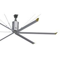 Ventilador de teto HVLS com caixa de engrenagens de 24 ft para refrigeração em restaurantes e espaços industriais