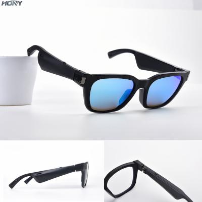 All-New TR90 Frames Music Smart Glasses With Open Ear Audio And Bluetooth 5.0 Classic Black