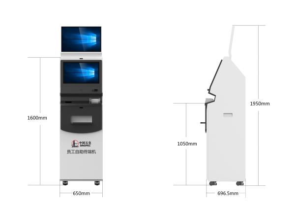 Android OS 21.5 Inch Payment Machine Catering Self Ordering Kiosk For Restaurant