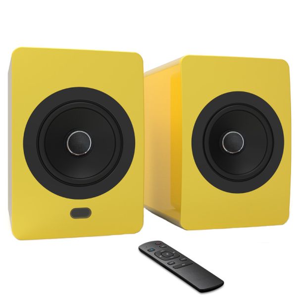 Studio Monitors Powered Bluetooth Bookshelf Speakers 200 Watts TWS Wireless Loudspeaker