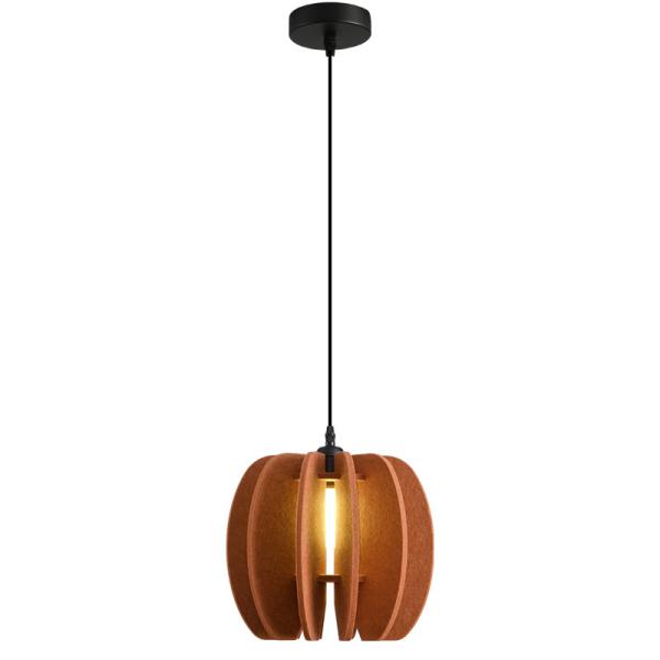 3D Polyester Fiber Acoustic Pumpkin Lampshade PET Fiber Lampshade for Modern Soundproofing Interior Decoration