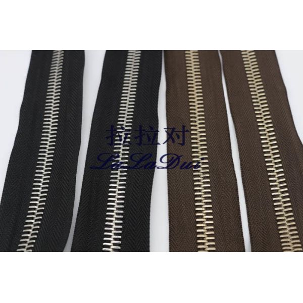 Continuous Long Chain Zipper By Yard 10# 12# Big Euro Teeth For Bags And Garments