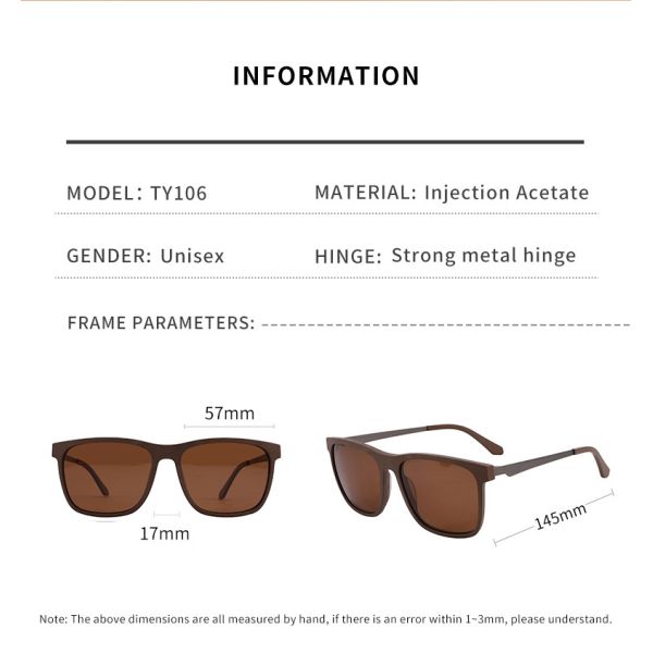 Солнечных очков Рэй квадрата ацетата OEM ультрафиолетовых Hypoallergenic для людей женщин