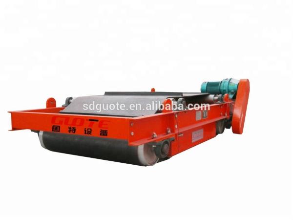 Conveyor Belts Iron Sand Magnetic Separator Machine Belt Speed 4.5m/s 750 KG Capacity