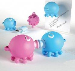 O flash bonito de USB conduz o beijo da movimentação do usb do polvo