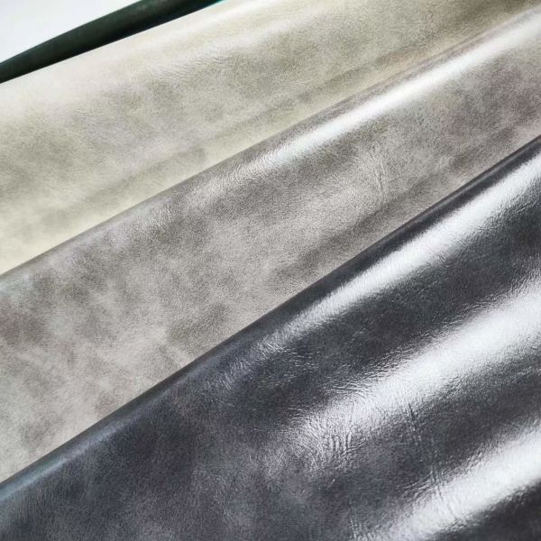 Масляный воск Рельефный PU обувь Кожа поддельная расчетка текстура Экологически чистые