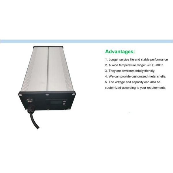 Солнечная батарея лития Lifepo4 уличного света 12.8V 42Ah с экраном дисплея