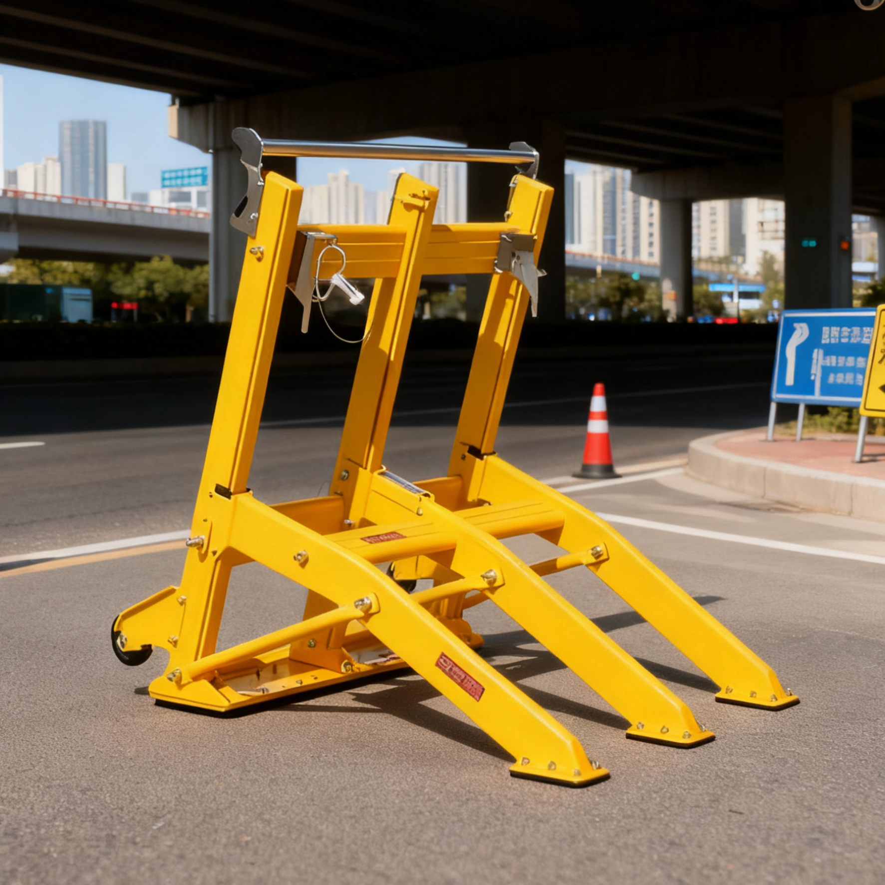 Rustproof 25KG Mobile Vehicle Barrier