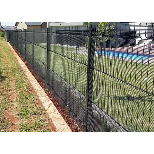 1.5m Size 358 Wire Anti Climb Mesh Fence Powder Coated Security