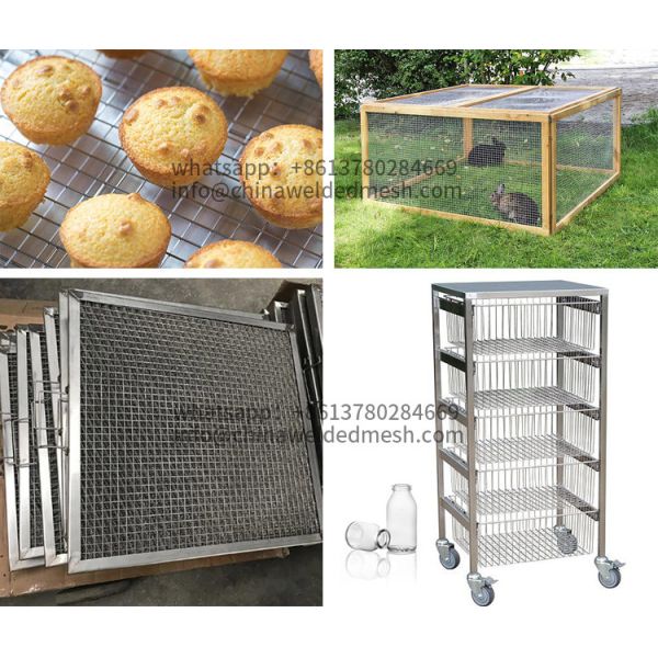 1x2 медленно двигают ячеистая сеть нержавеющей стали 304 50 ног для изготовления корзины